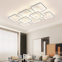 ĐÈN MÂM LED 8 CÁNH CHỮ NHẬT