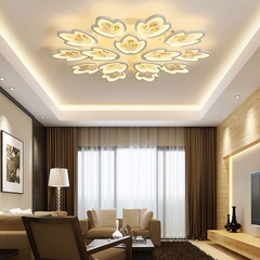 ĐÈN MÂM LED 15 CÁNH LÁ PHA LÊ