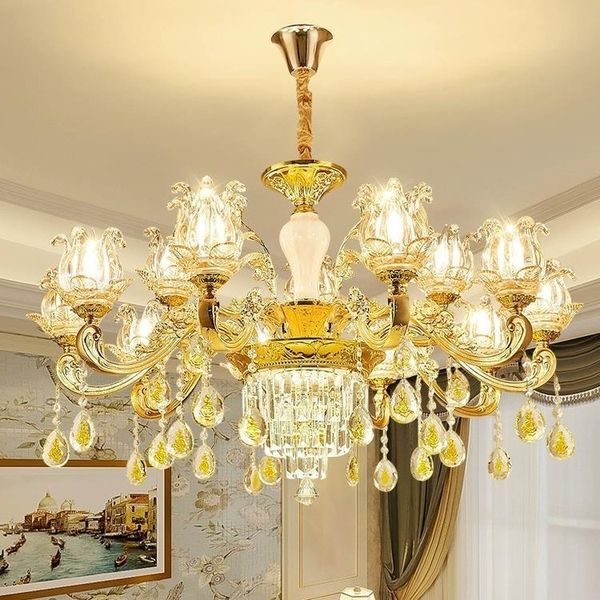 ĐÈN CHÙM MẠ VÀNG 461