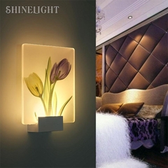 sl-dthd58-2 Đèn tường hiện đại LED tranh Mica SL-DTHD58