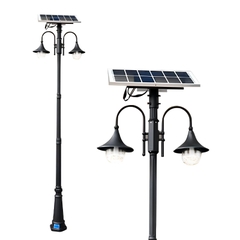 Cột đèn sân vườn năng lượng mặt trời mai chiếu thủy SL-MCTMT/2-3