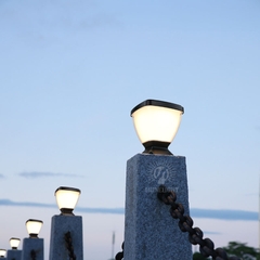 sl-td1106-3 Đèn trụ cổng năng lượng mặt trời SL-TD1106