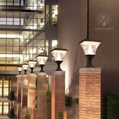 sl-td4205-4 Đèn trụ cổng năng lượng mặt trời SL-TD4205