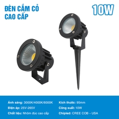 slccob-10w Đèn rọi cây tròn SLCCOB