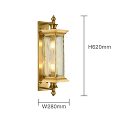sldgt-62-2 Đèn gắn tường bằng đồng SLDGT–62
